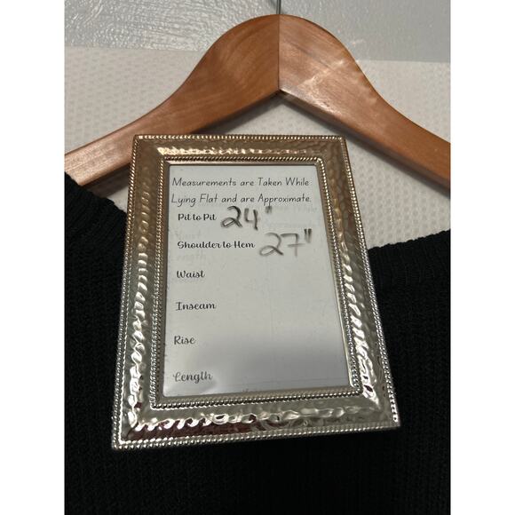 Chloe + Jasmine Black Purple Sweater Long Sleeve Knit Color Block Top 1X NWT - Picture 8 of 9